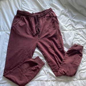 FOREVER21- Burgandy Comfy Sweatpants
